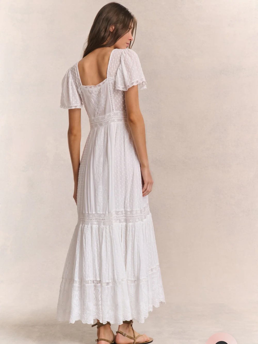 LoveShackFancy White Lace Maxi Dress - “Norma Dress” - Picture 8 of 9